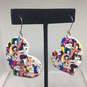 🐙 VINTAGE CARTOON EARRINGS